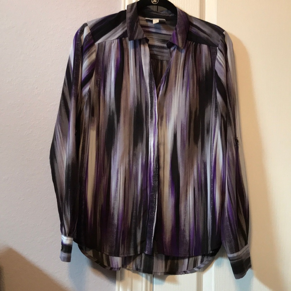 Dana Buchman button down blouse-EUC